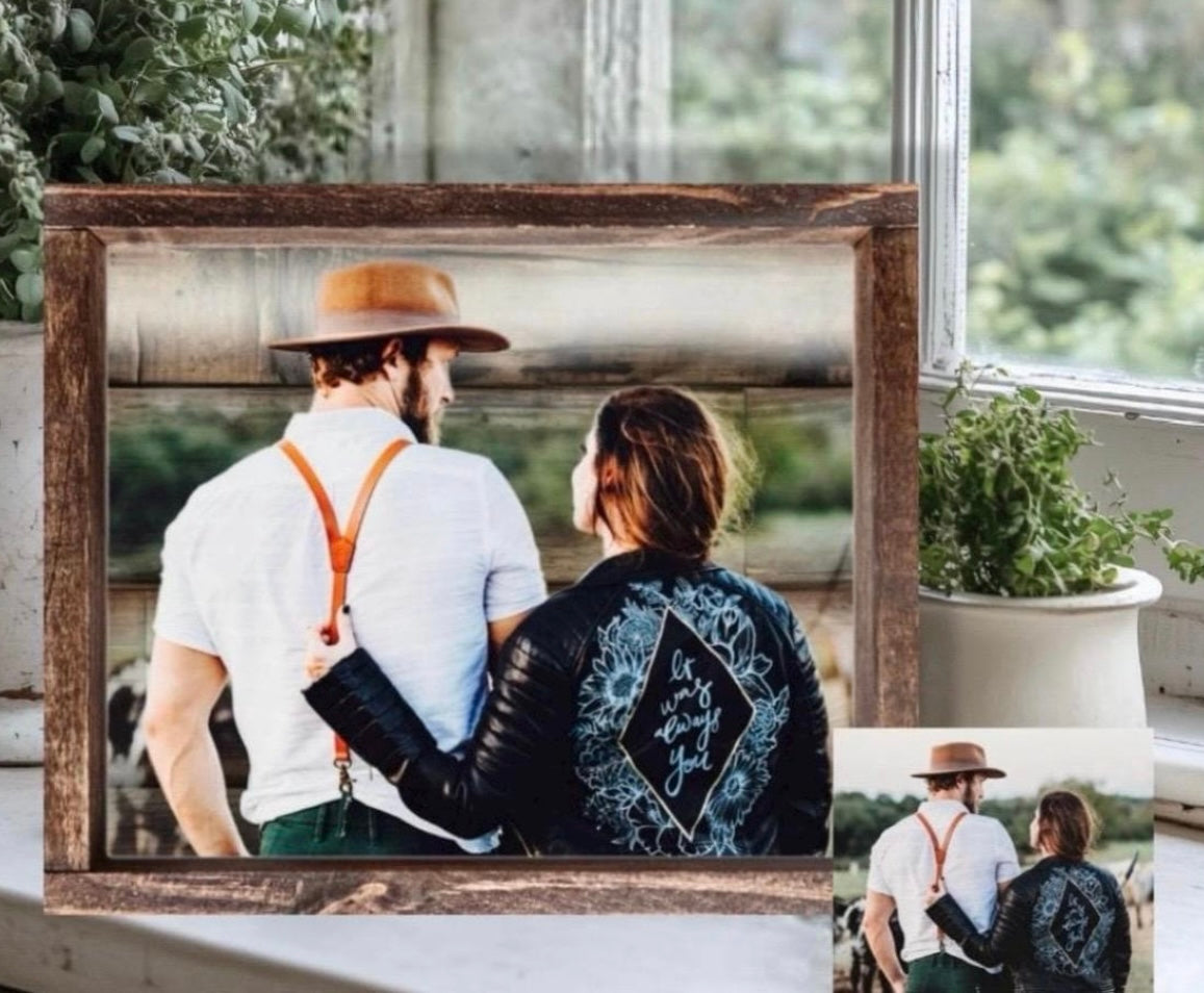 Wood Photos - Framed Edges