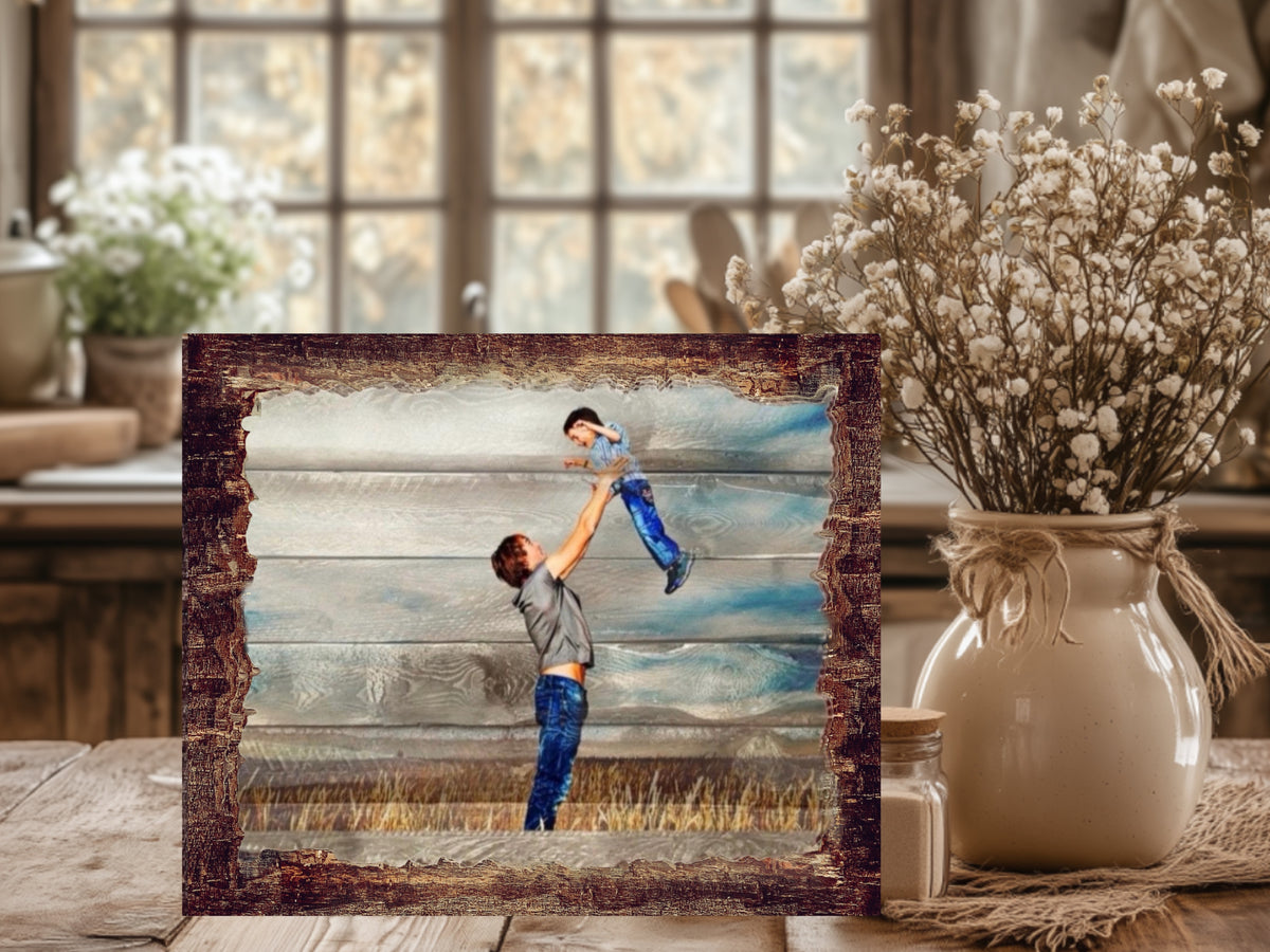 Personalized Wood Photo – Handmade in Canada | Rustic Custom Photo Wall Art