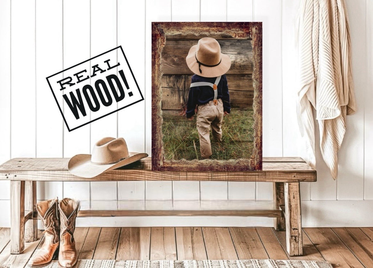 Personalized Wood Photo – Handmade in Canada | Rustic Custom Photo Wall Art (Copy)