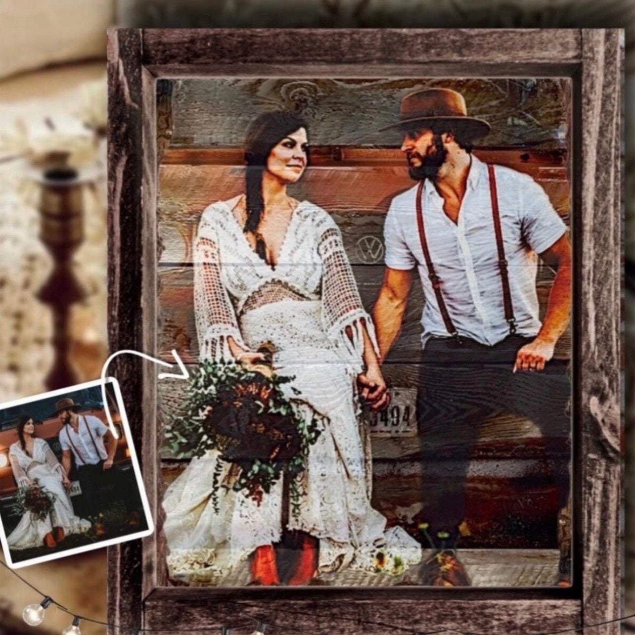 Wood Photos - Framed Edges