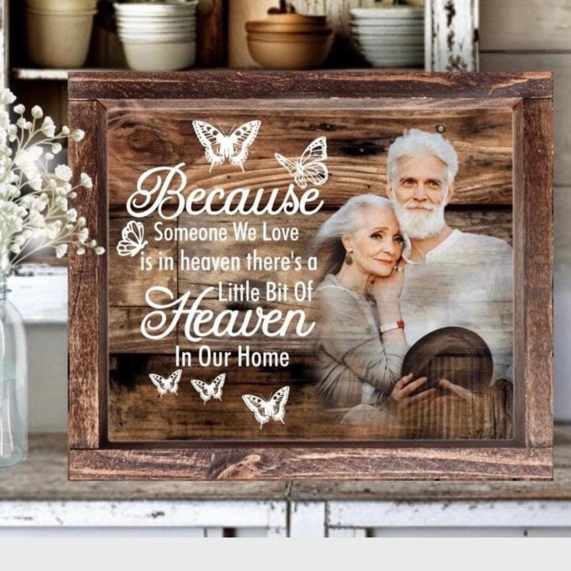 Wood Photo Memorial Signs