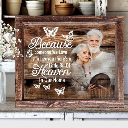 Wood Photo Memorial Signs