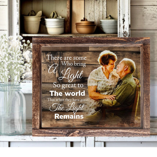 Wood Photo Memorial Signs