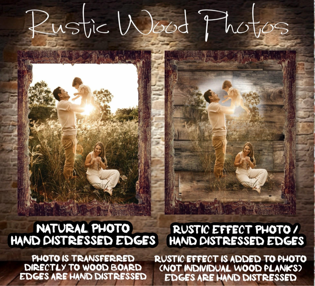 Wood Photos - Distressed Edges