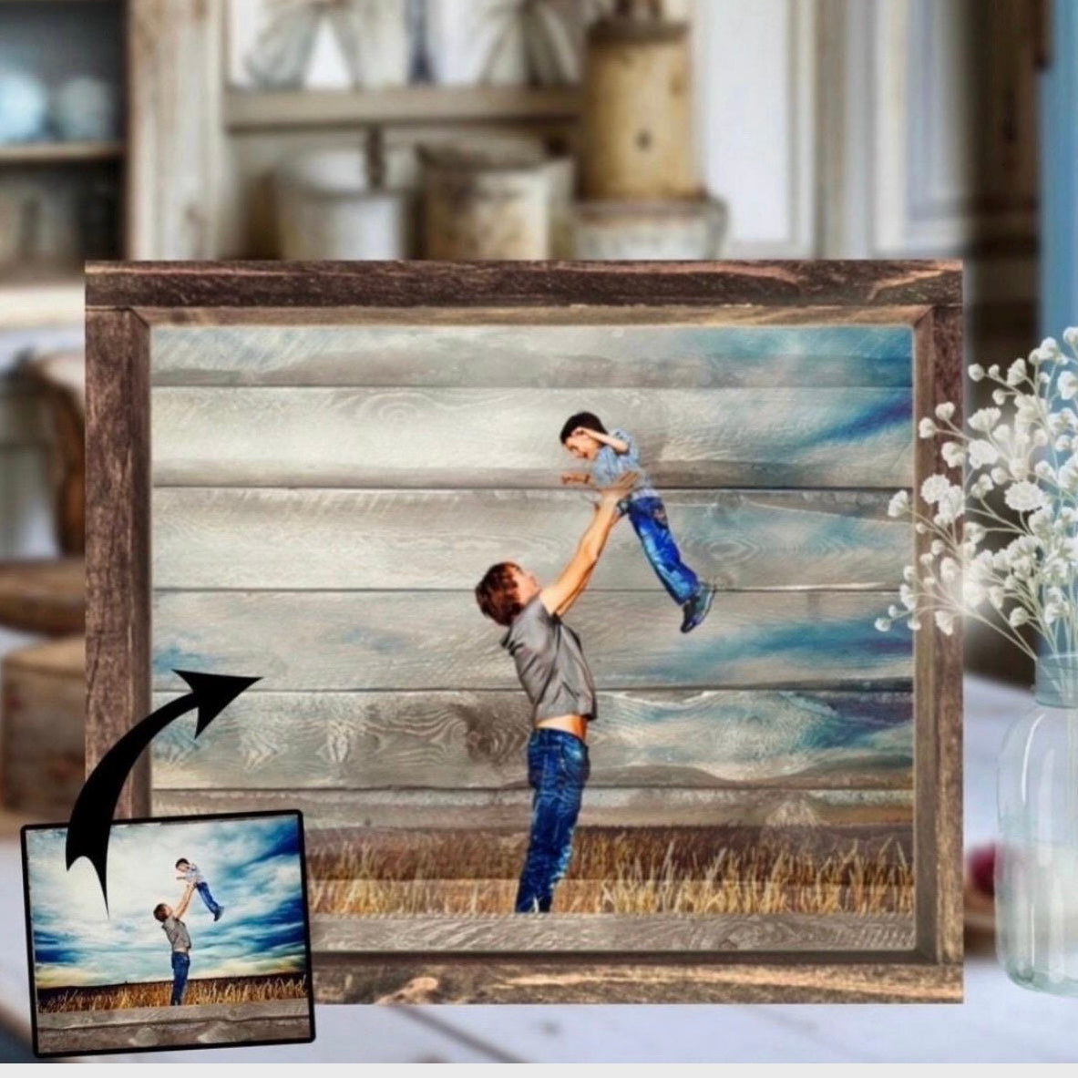 Wood Photos - Framed Edges