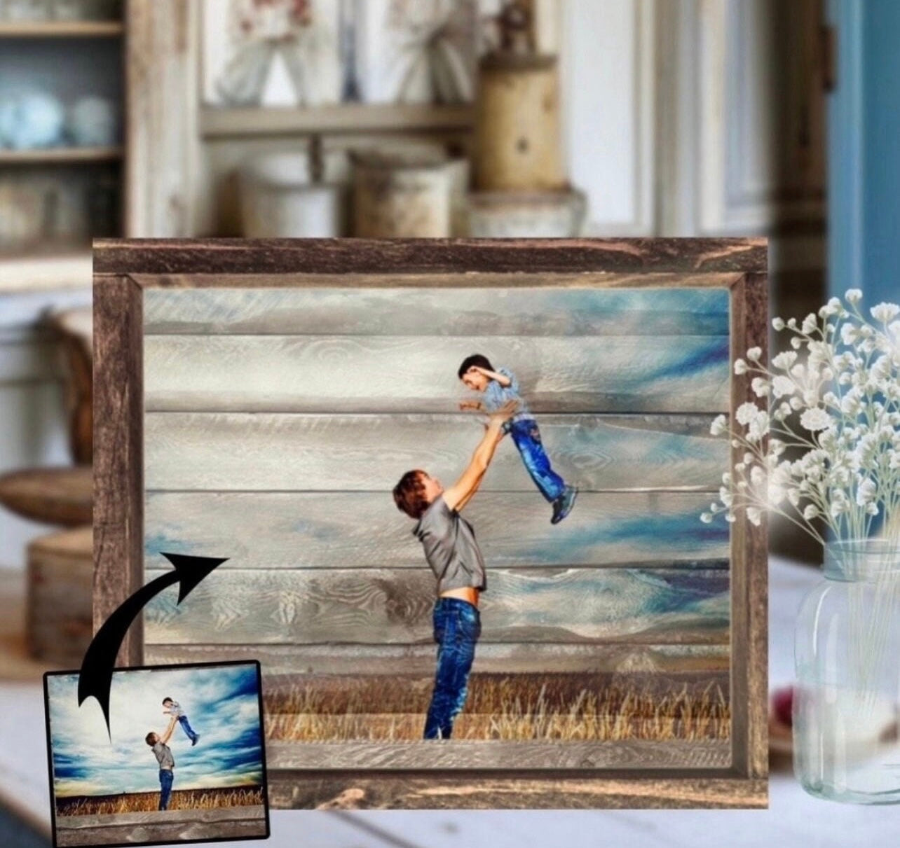 Wood Photos - Framed Edges