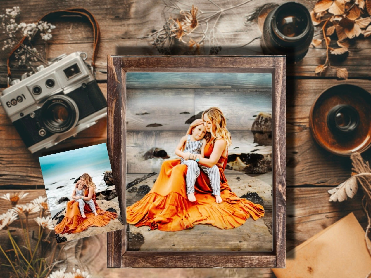 Wood Photos - Framed Edges