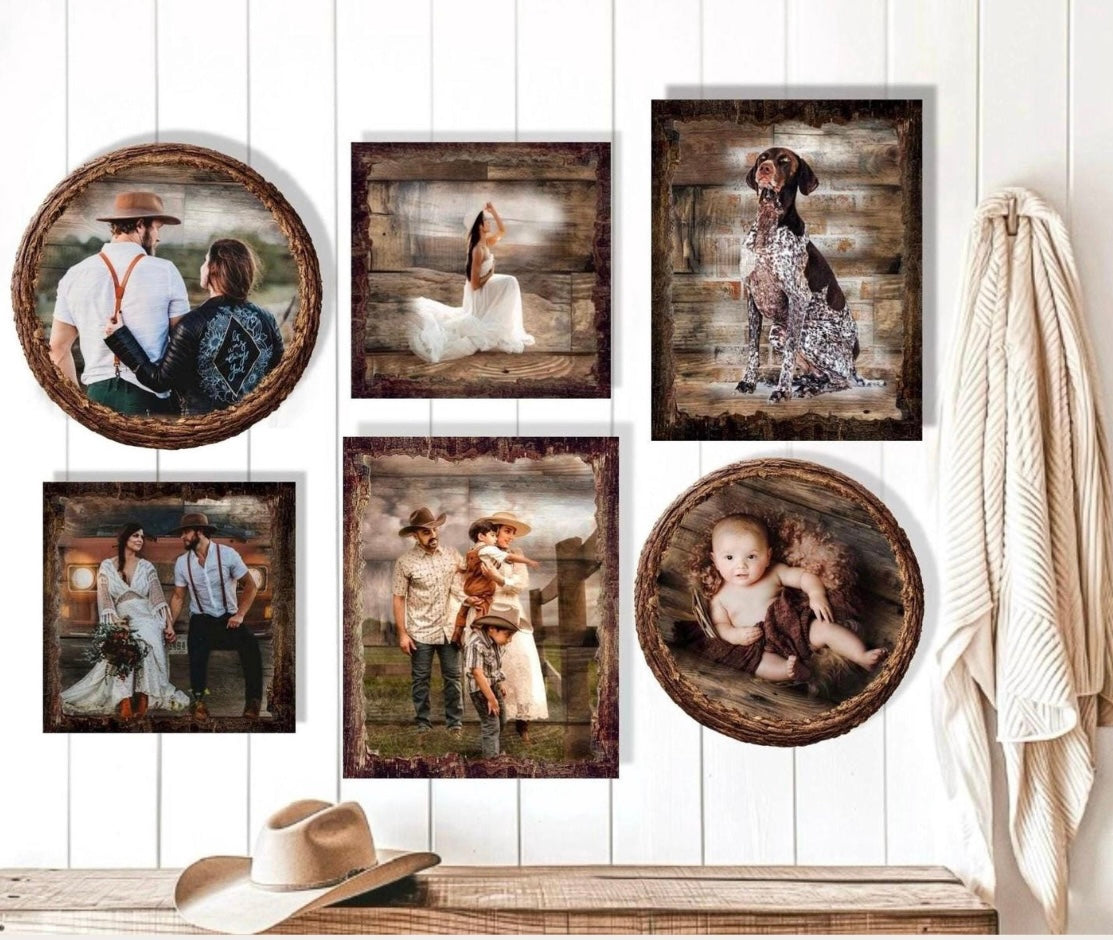 Personalized Wood Photo – Handmade in Canada | Rustic Custom Photo Wall Art (Copy)
