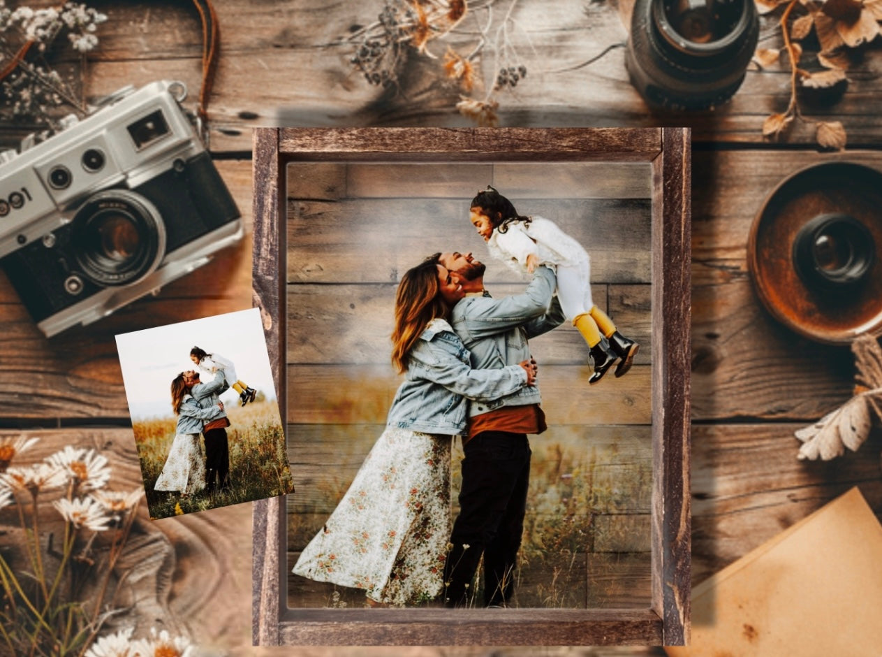 Wood Photos - Framed Edges