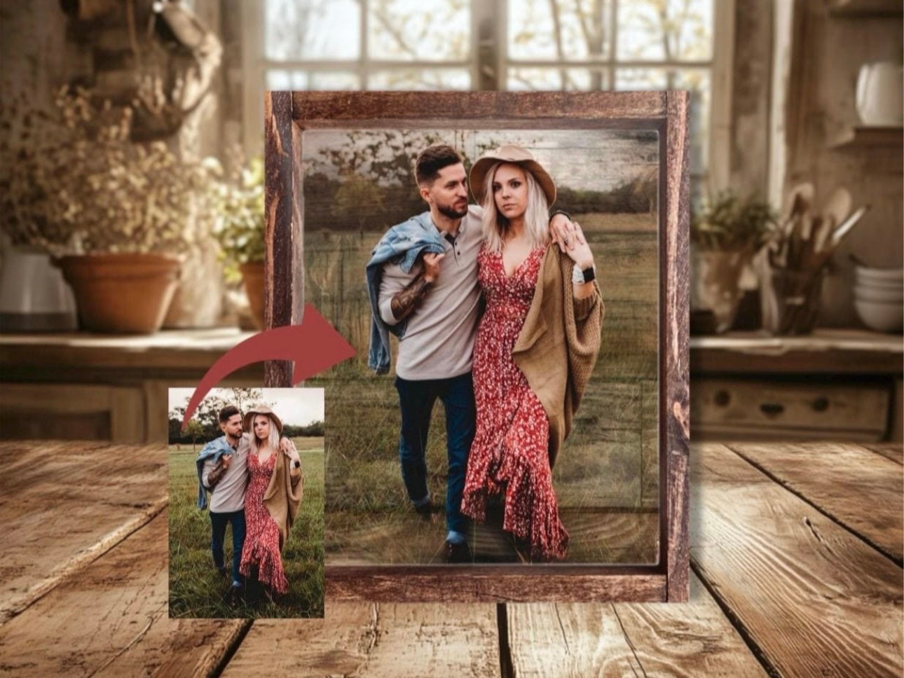 Wood Photos - Framed Edges