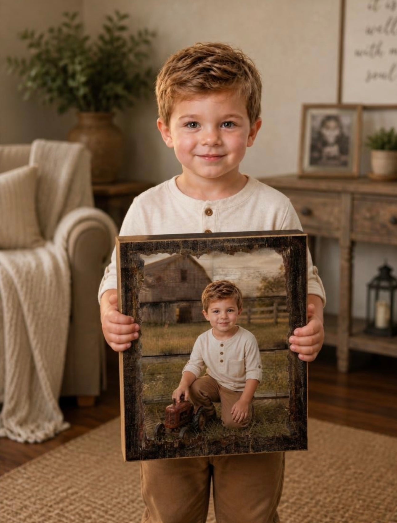 Personalized Wood Photo – Handmade in Canada | Rustic Custom Photo Wall Art (Copy)
