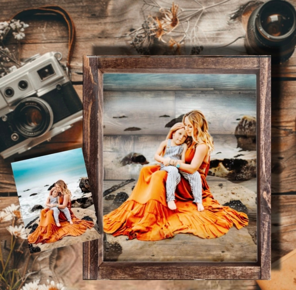 Wood Photos - Framed Edges